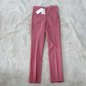 Mango Skinny Regular‑Waist Trousers – Size 0 | NWT | pink Stretch Pants |